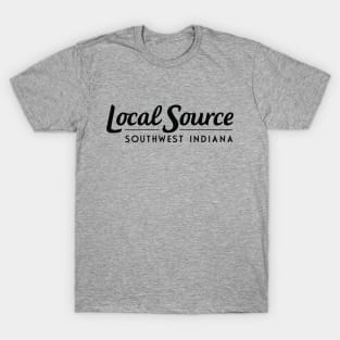 Local Source Horizontal Black T-Shirt